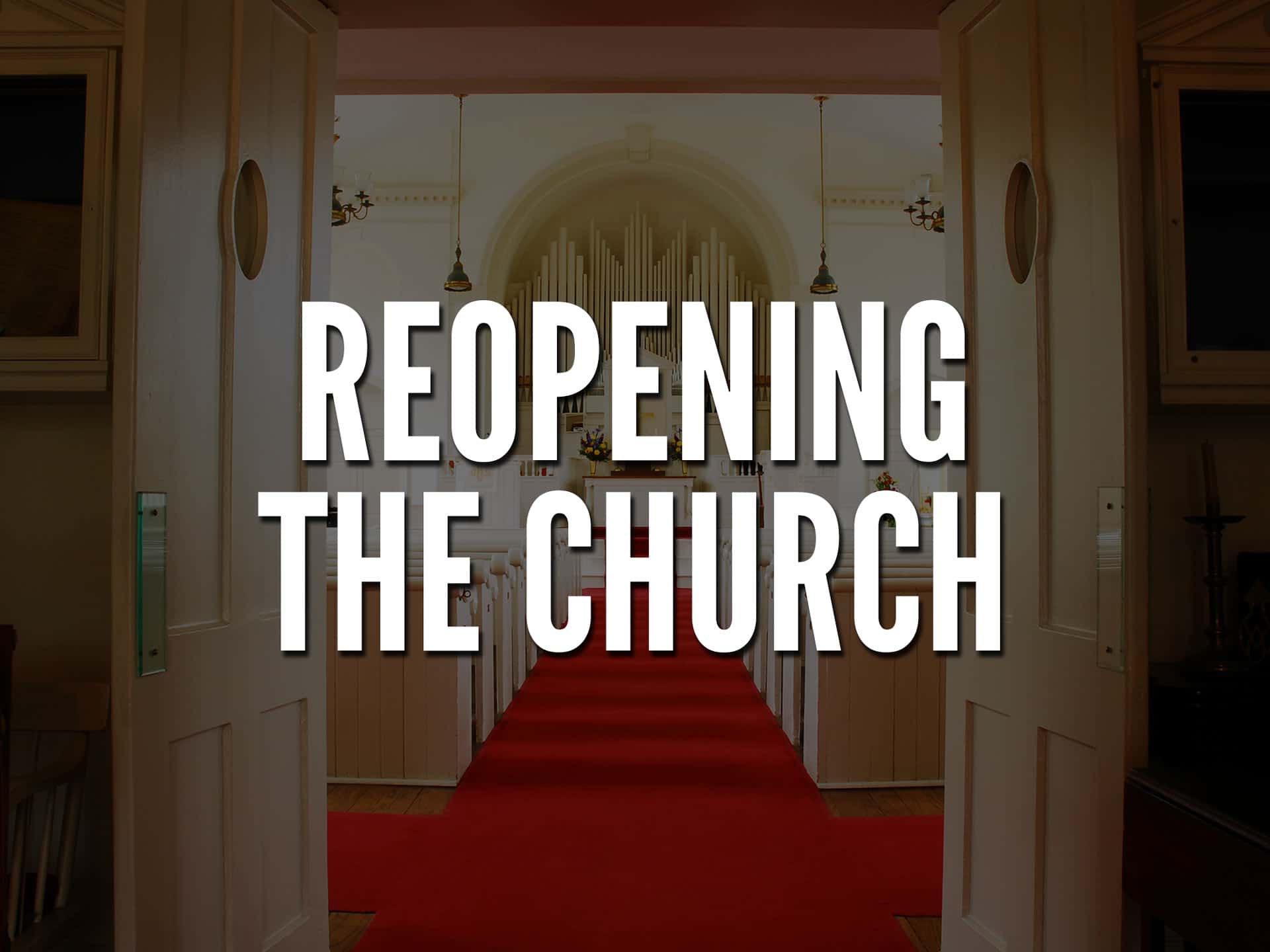 Reopening the Church - Missouri Baptist Convention
